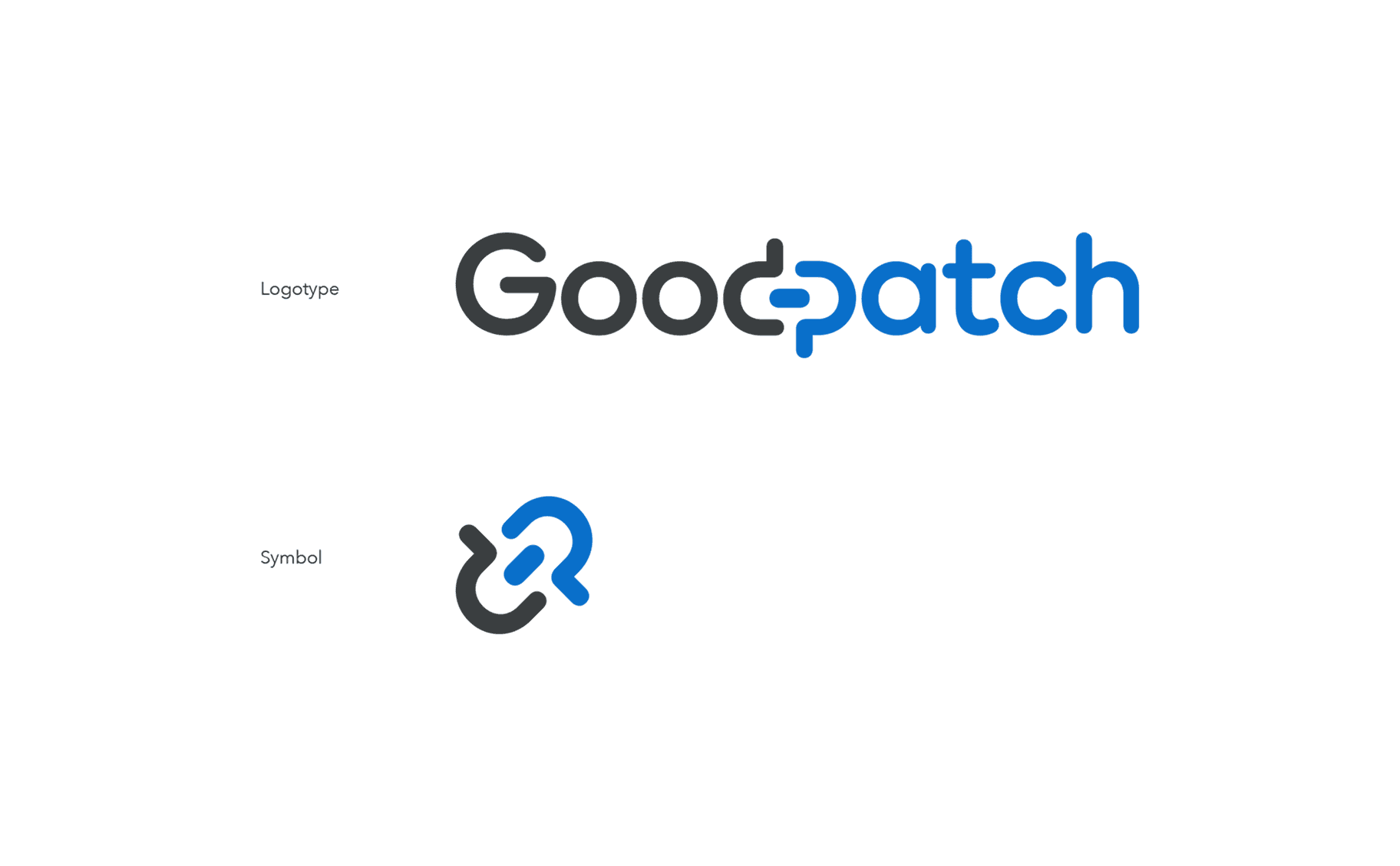 Goodpatchのロゴタイプとシンボル、および推奨する使い分け