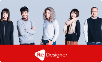 Preview of the ReDesigner service logo and icon